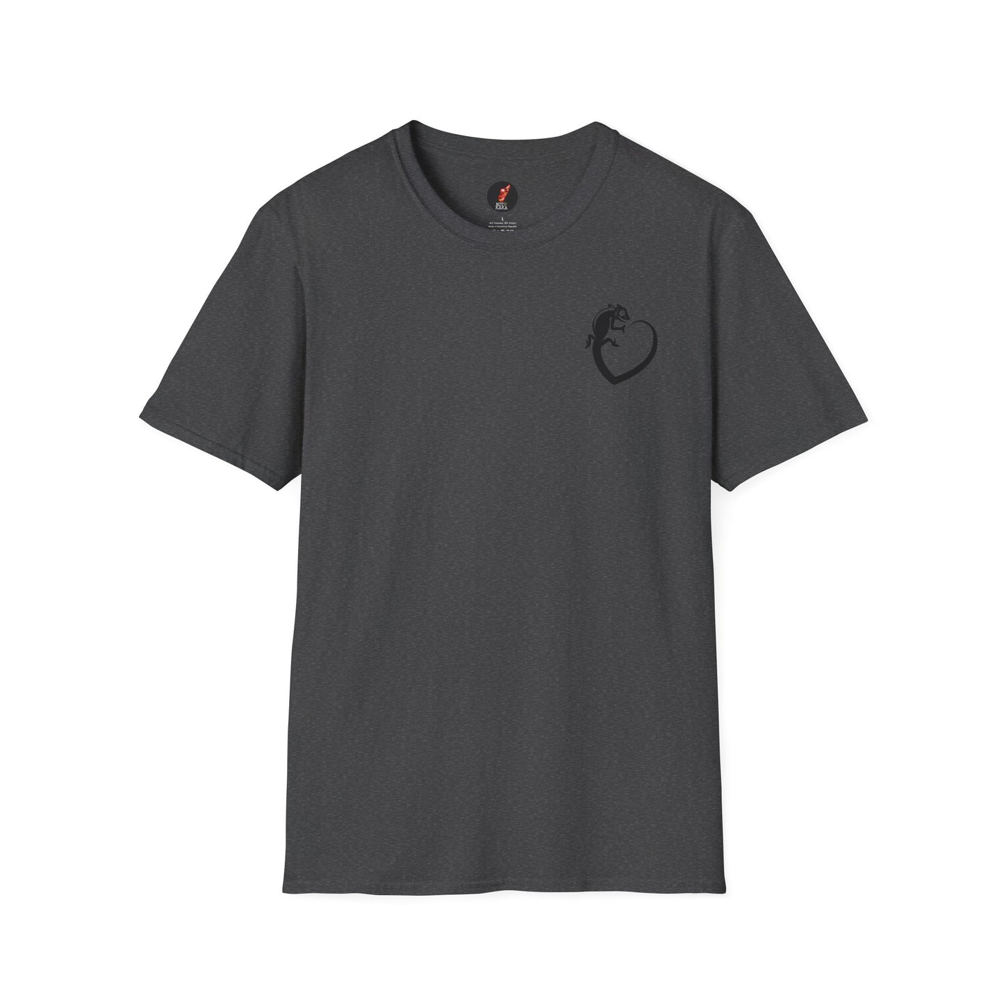 T-shirt caméléon noir