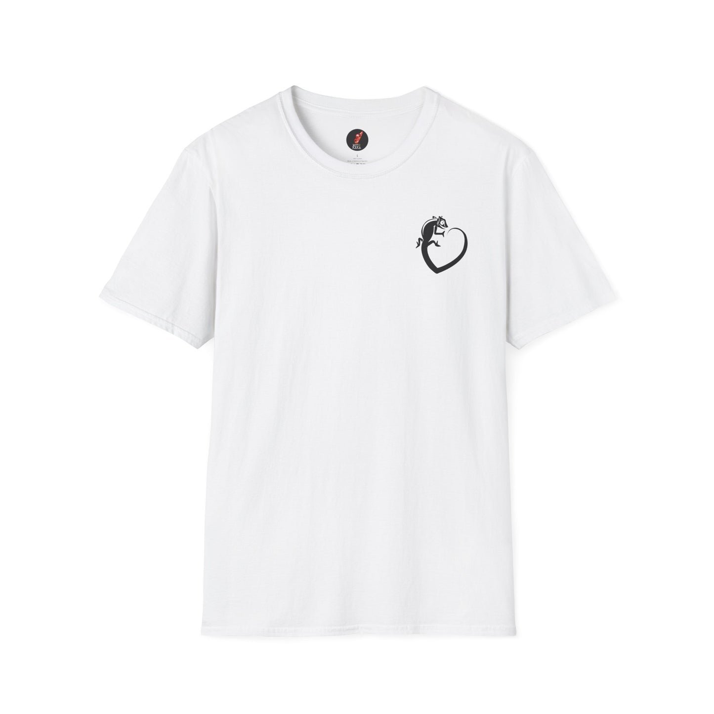T-shirt caméléon noir