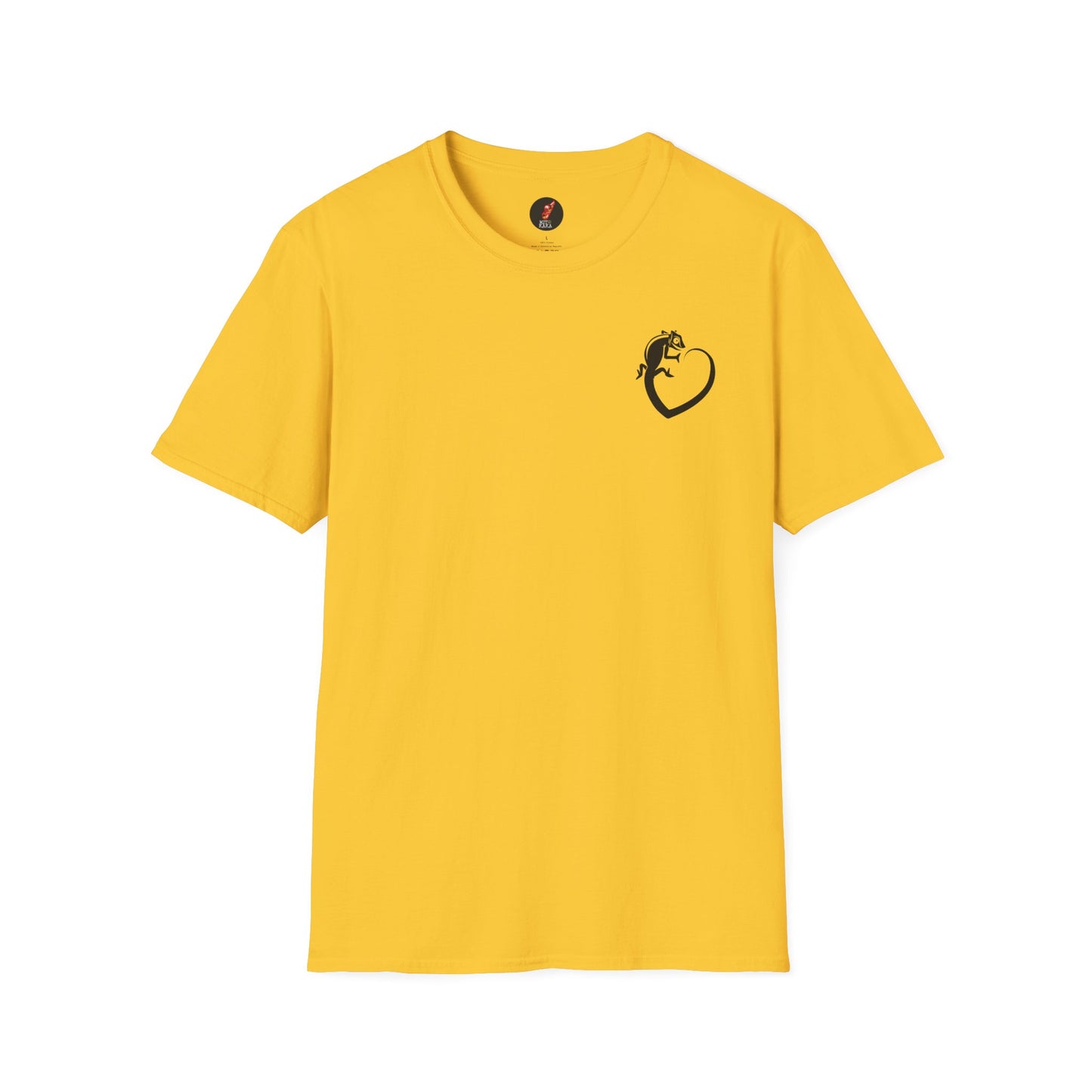 T-shirt caméléon noir