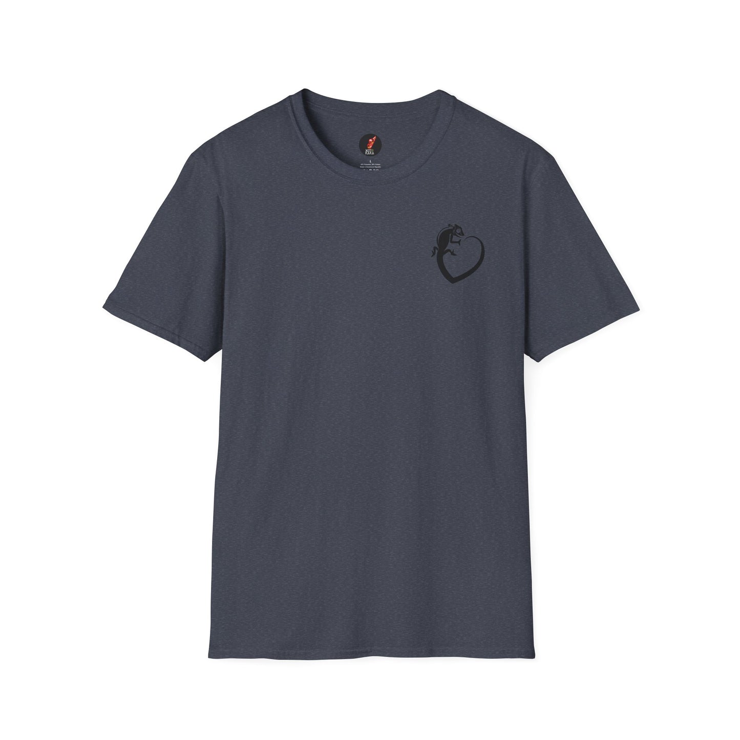 T-shirt caméléon noir
