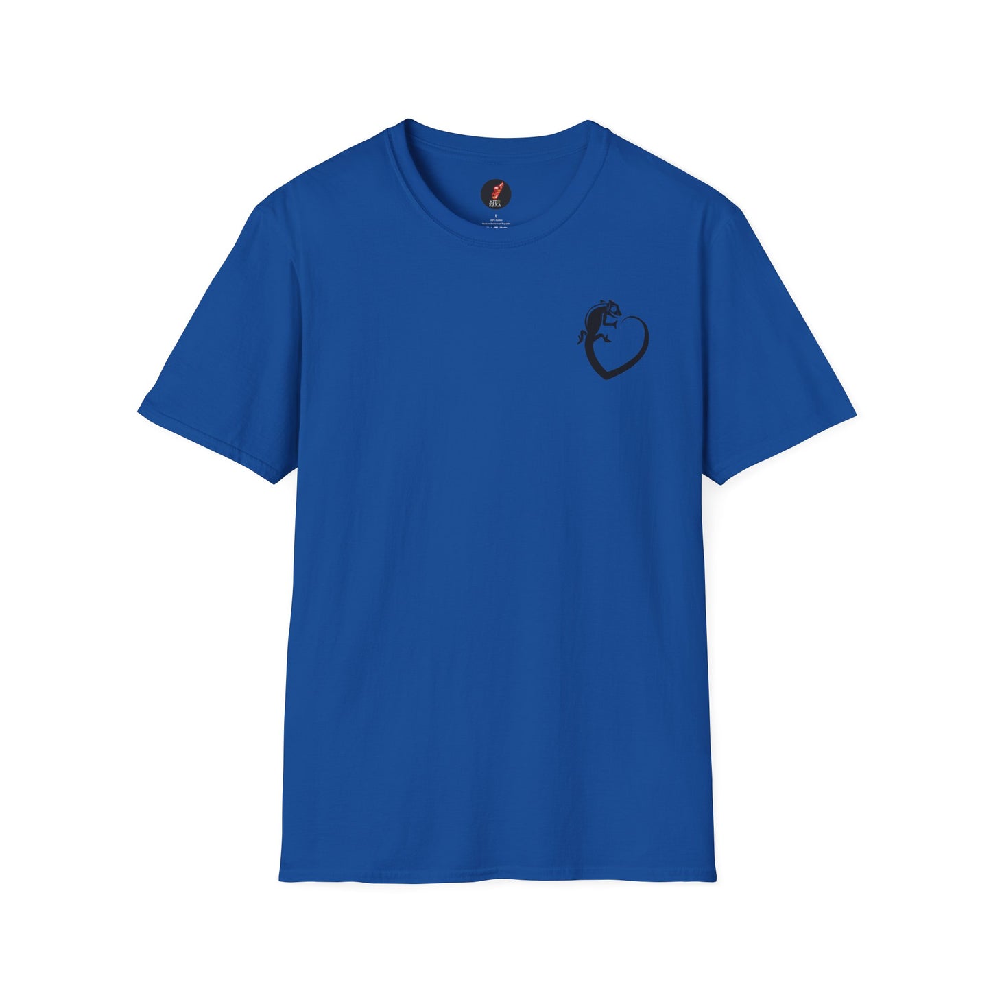 T-shirt caméléon noir