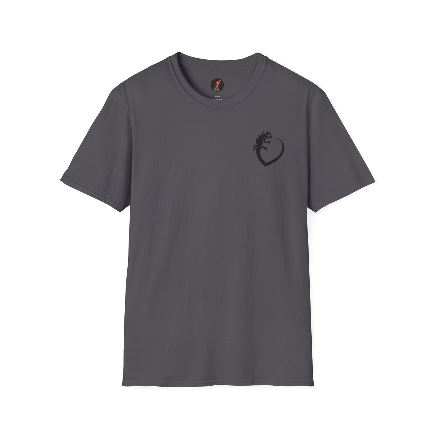 T-shirt caméléon noir